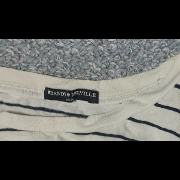 Brandy Melville Striped T-Shirt - Picture 2 of 2